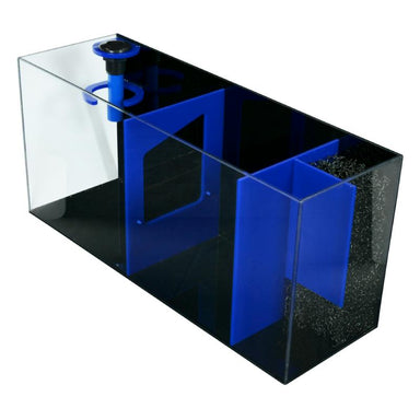 Front view of the Bashsea Bio Fuge Rimless Sump 20-10-14 in Blue