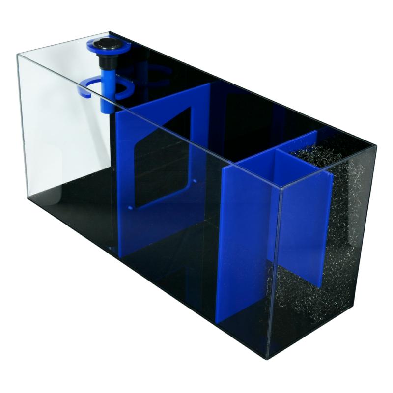Front view of the Bashsea Bio Fuge Rimless Sump 20-10-14 in Blue