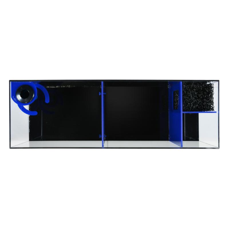 Top view of the Bashsea Bio Fuge Rimless Sump 30-10-14 in blue