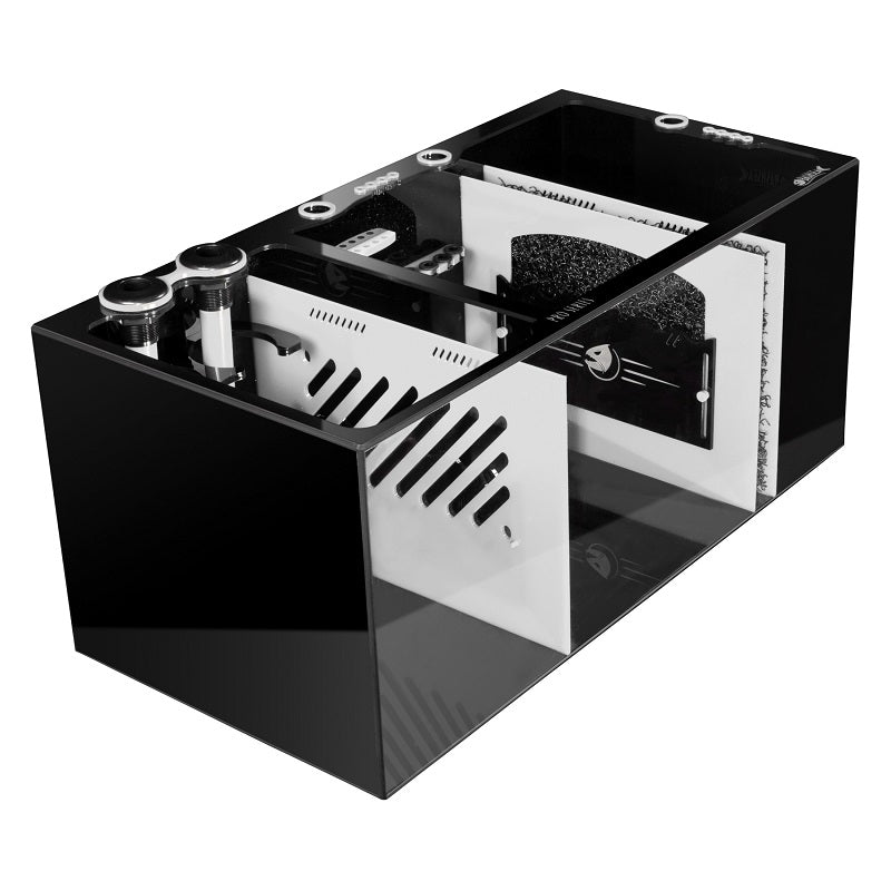 Front View of the Bashsea Pro Series 36 Aquarium Sump in White