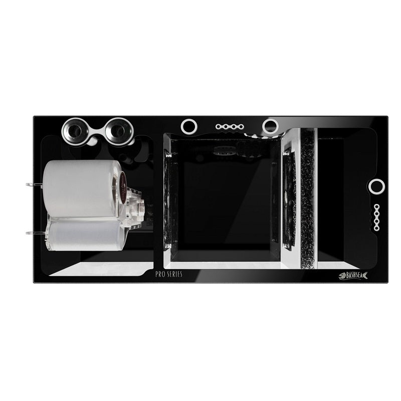 Top View of the Bashsea Pro Series 36 Aquarium Sump in White