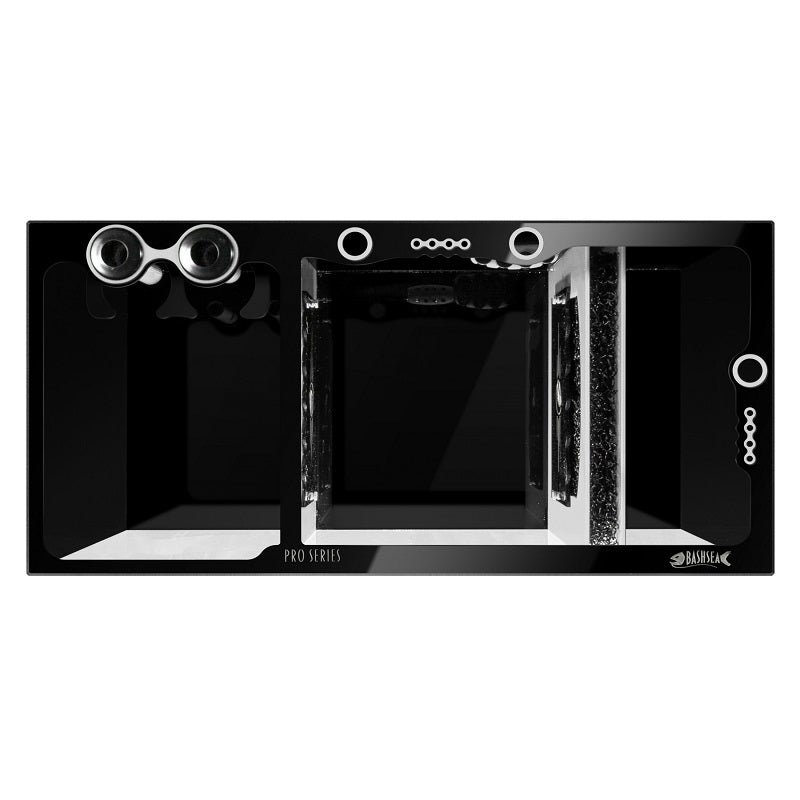 Top View of the Bashsea Pro Series 36 Aquarium Sump in White