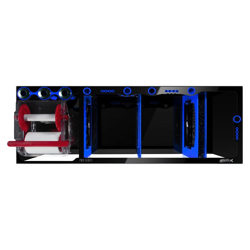 Top View of the Bashsea Pro Series 48 Aquarium Sump in Blue