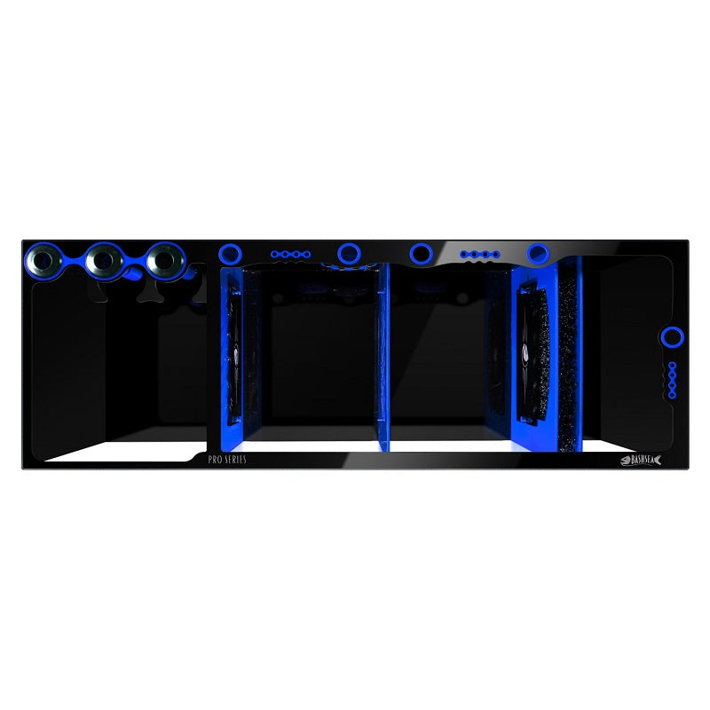 Top View of the Bashsea Pro Series 48 Aquarium Sump in Blue
