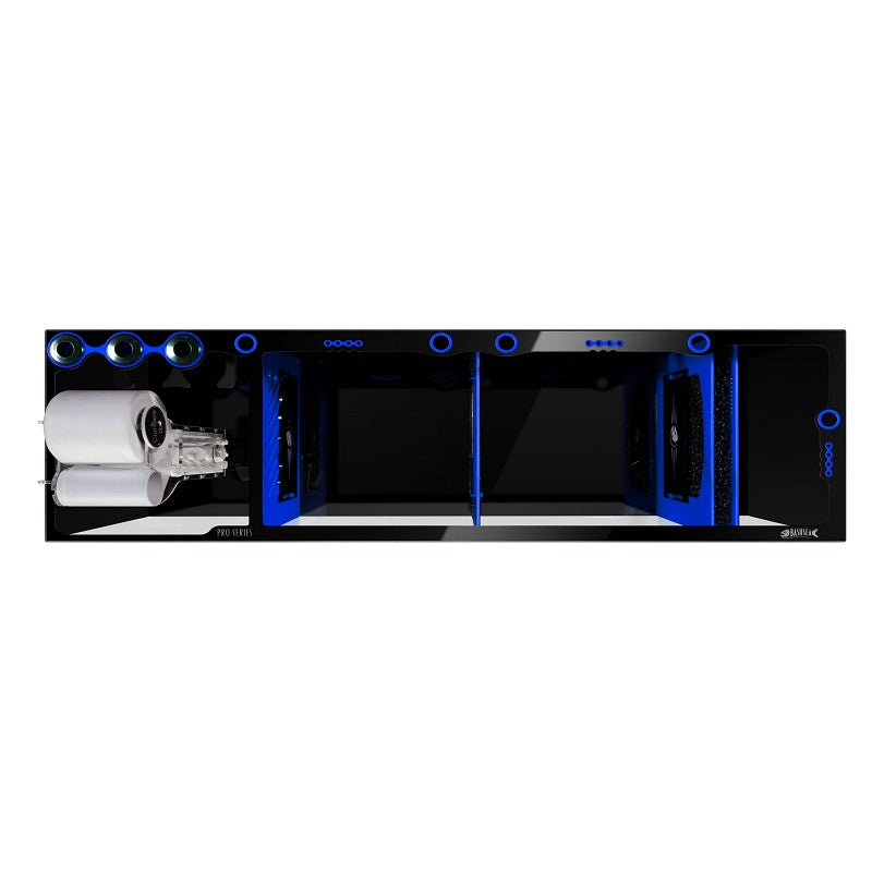 Top View of the Bashsea Pro Series 60 Aquarium Sump in Blue