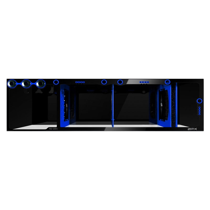 Top View of the Bashsea Pro Series 60 Aquarium Sump in Blue