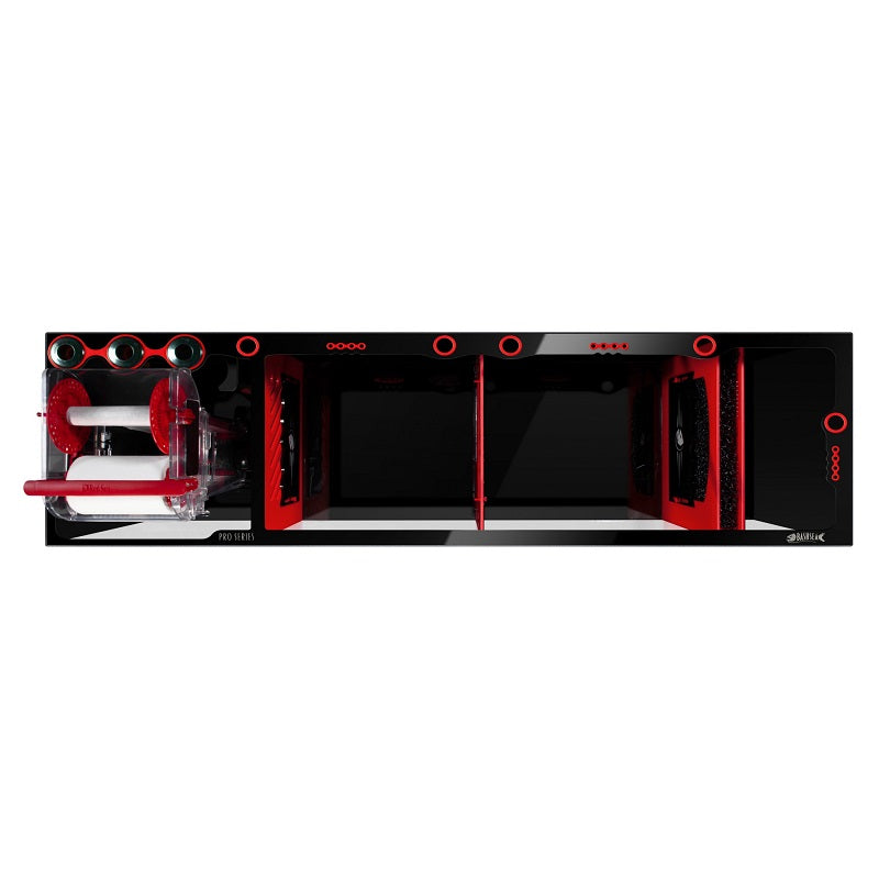 Top View of the Bashsea Pro Series 60 Aquarium Sump in Red