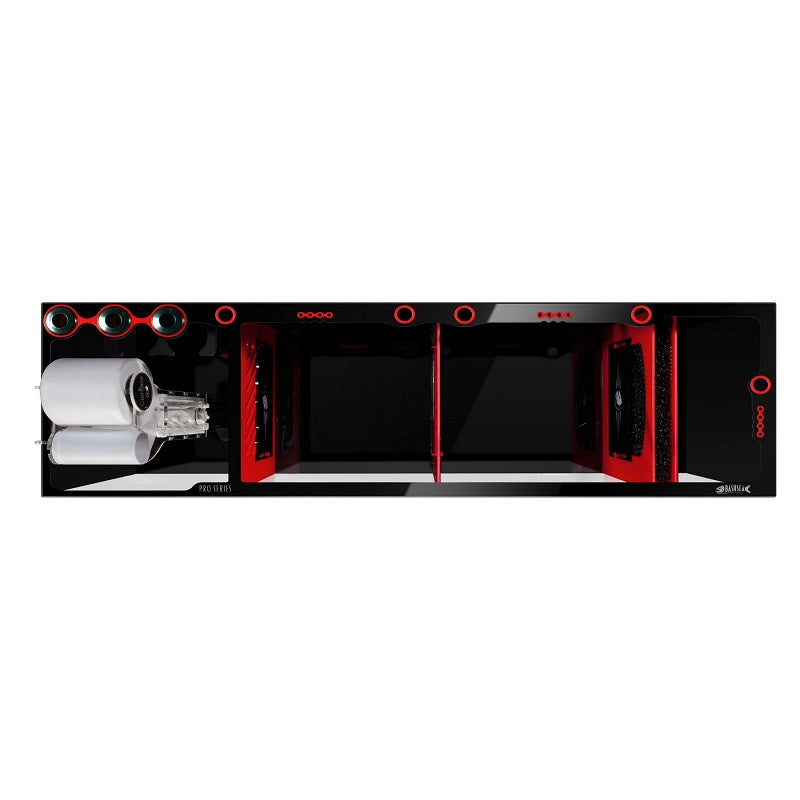 Top View of the Bashsea Pro Series 60 Aquarium Sump in Red
