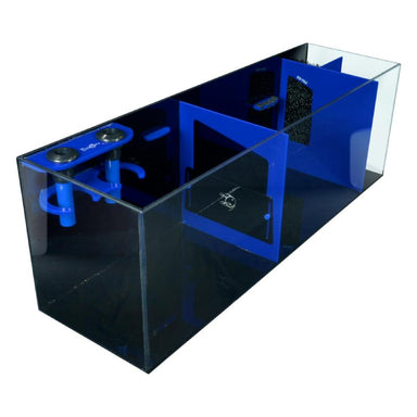 Side view of the Bashsea Bio Fuge Rimless Sump 4814-16 in blue