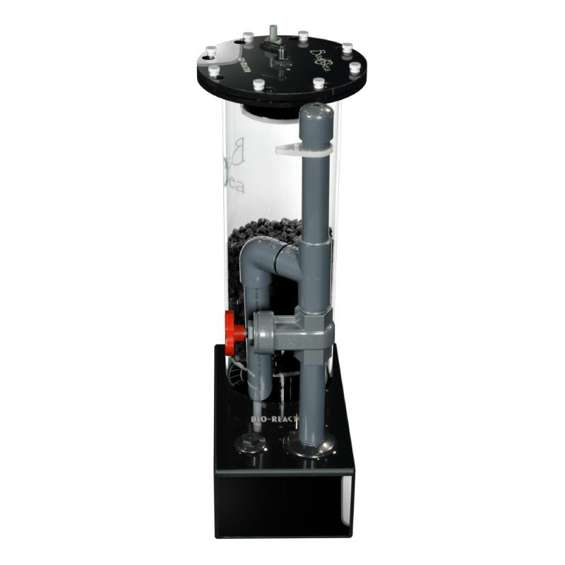 Side view of the Bashsea Bio Reactor 6-24 biological filter in white and black.