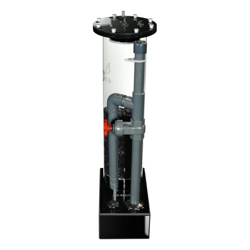 Side view of the Bashsea Bio Reactor 6-30 biological filter in white and black