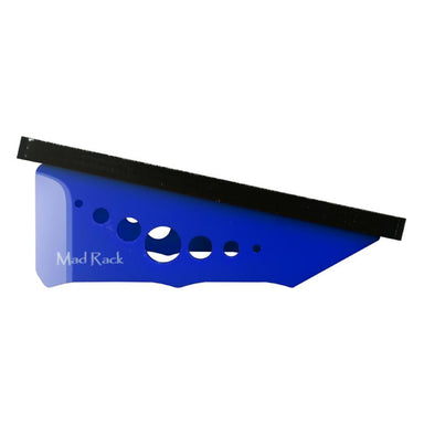 Side view of the Bashsea Mad Rack Pro 6-11 coral rack in blue