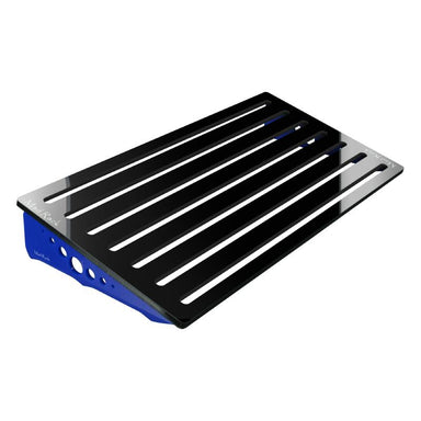 Side angle view of the Bashsea Mad Rack 11-22 coral rack in blue