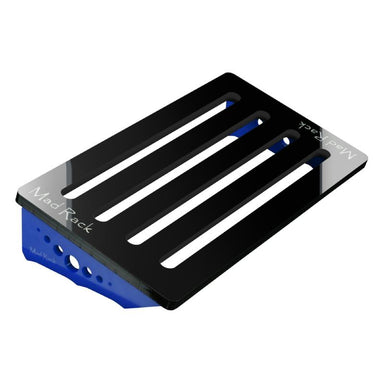 Side angle view of the Bashsea Mad Rack 6-11 coral rack in blue