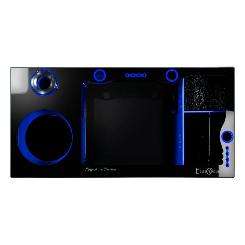Top View of the Bashsea Signature Series SS-30 Aquarium Sump in Blue