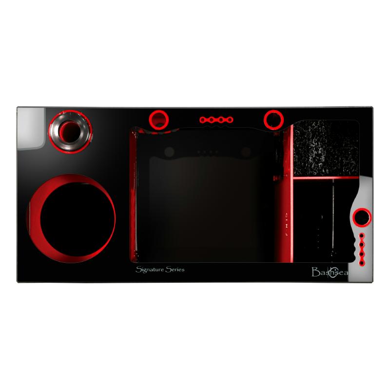 Top View of the Bashsea Signature Series SS-30 Aquarium Sump in Red