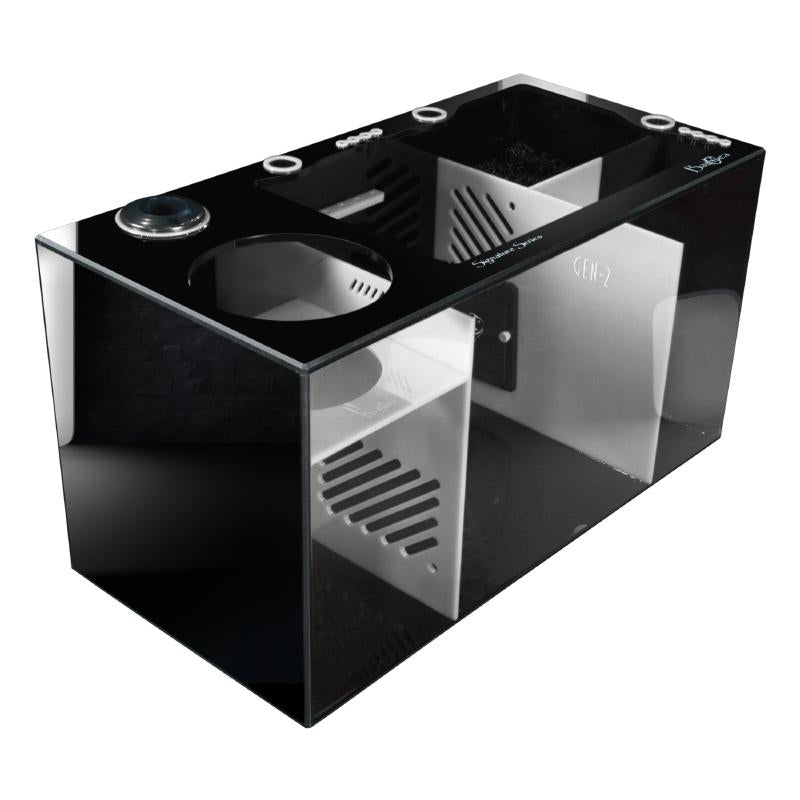 Front View of the Bashsea Signature Series SS-30 Aquarium Sump in White