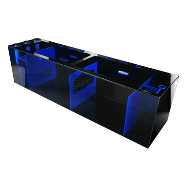Front View of the Bashsea Signature Series SS-60 Aquarium Sump in Blue
