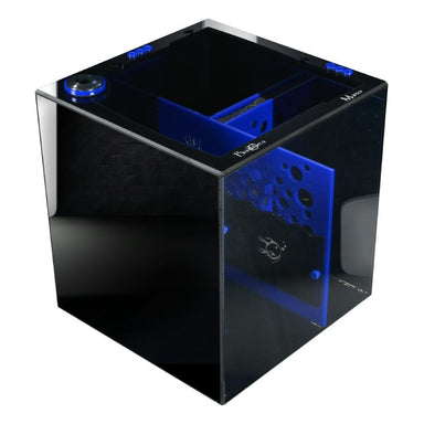 Front View of the Bashsea Signature Series SS-Mano Aquarium Sump in Blue