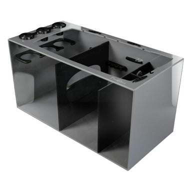Front View of the Bashsea Smart Series SMS-3015 Aquarium Sump in Black