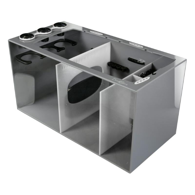 Front View of the Bashsea Smart Series SMS-3015 Aquarium Sump in White