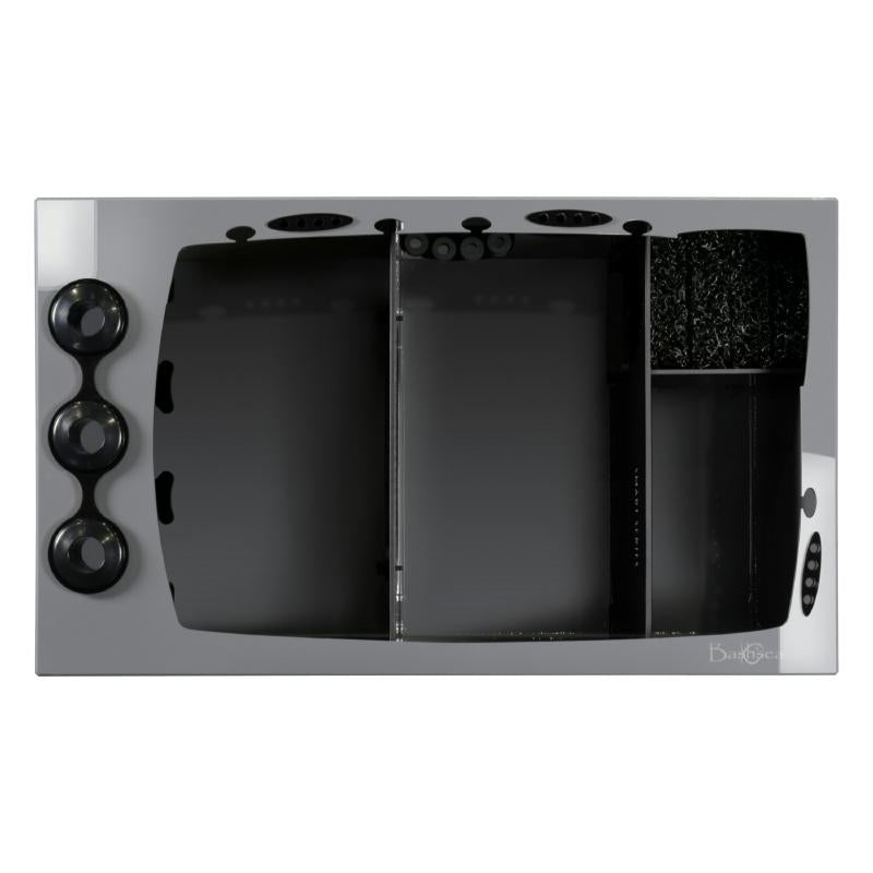 Top View of the Bashsea Smart Series SMS-3018 Aquarium Sump in Black