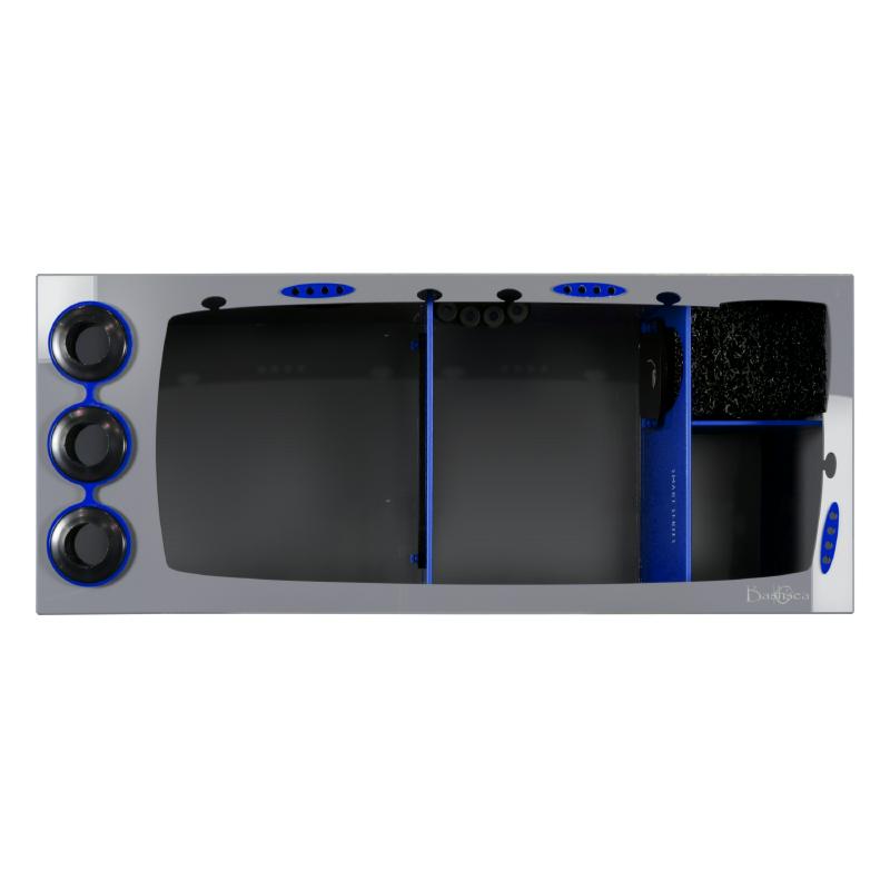 Top View of the Bashsea Smart Series SMS-3615 Aquarium Sump in Blue