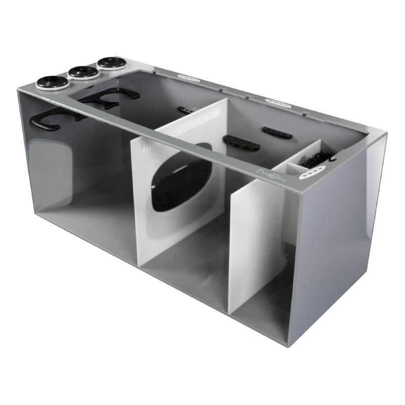 Front View of the Bashsea Smart Series SMS-3615 Aquarium Sump in White