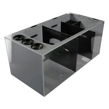 Front View of the Bashsea Smart Series SMS-3618 Aquarium Sump in Black