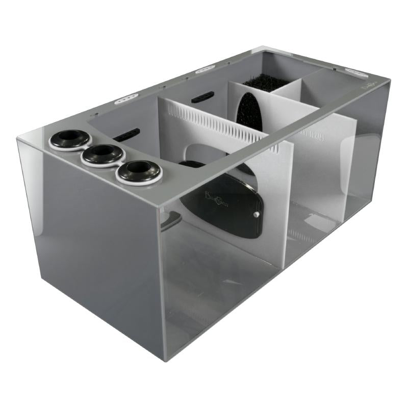 Front View of the Bashsea Smart Series SMS-3618 Aquarium Sump in White
