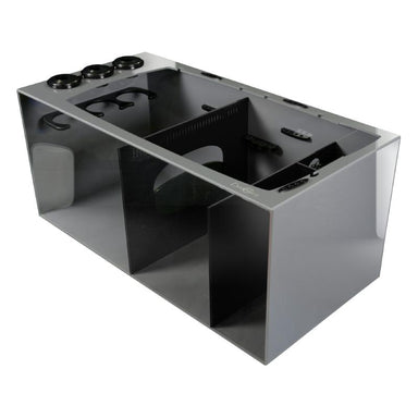 Front View of the Bashsea Smart Series SMS-3618 Aquarium Sump in Black