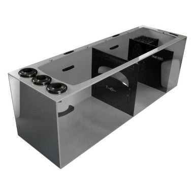 Front View of the Bashsea Smart Series SMS-4815 Aquarium Sump in Black