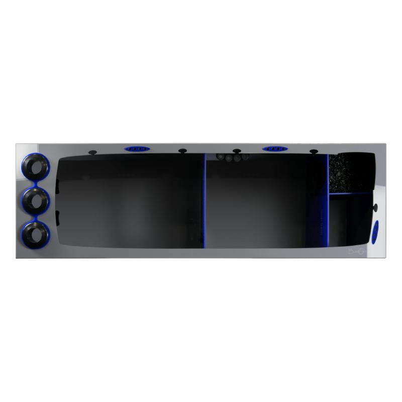 Top View of the Bashsea Smart Series SMS-4815 Aquarium Sump in Blue