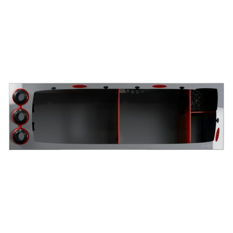 Top View of the Bashsea Smart Series SMS-4815 Aquarium Sump in Red