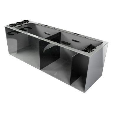 Front View of the Bashsea Smart Series SMS-4815 Aquarium Sump in Black