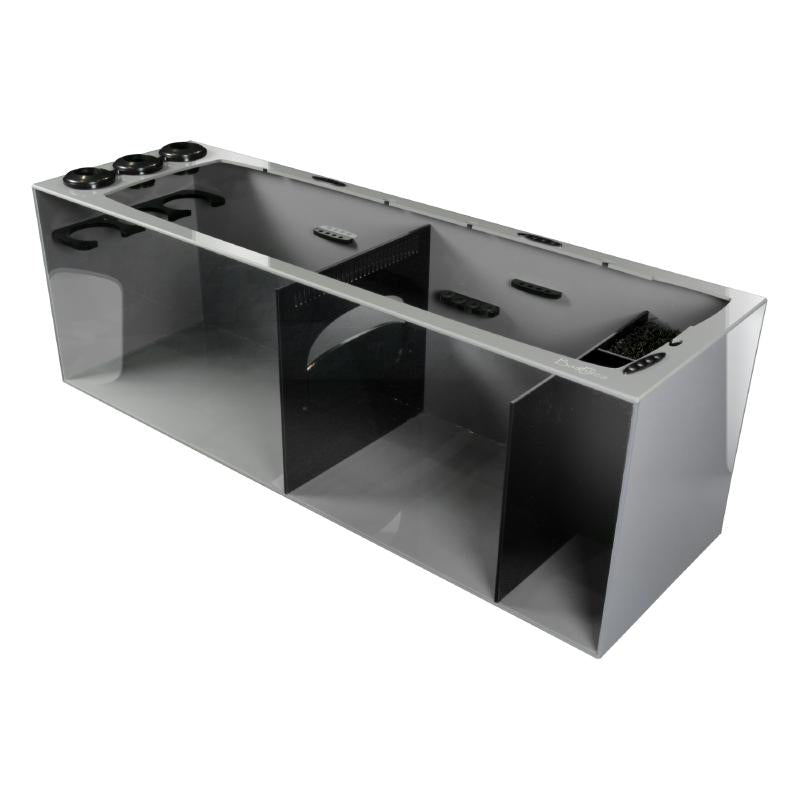 Front View of the Bashsea Smart Series SMS-4815 Aquarium Sump in Black