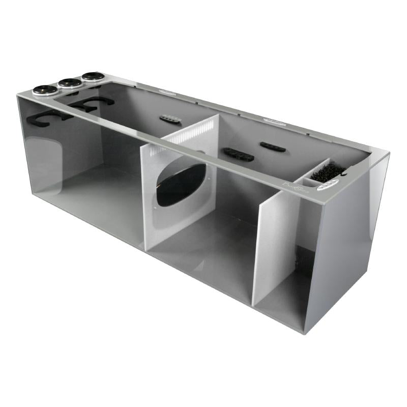 Front View of the Bashsea Smart Series SMS-4815 Aquarium Sump in White