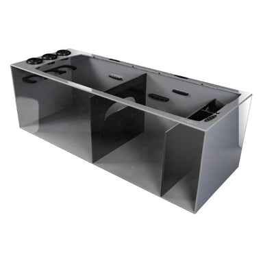 Front View of the Bashsea Smart Series SMS-4818 Aquarium Sump in Black
