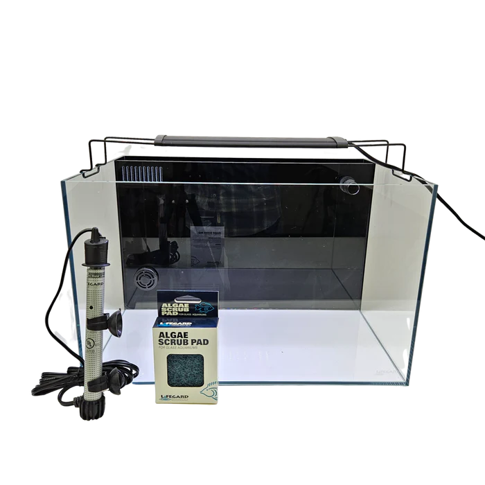 Ultra Low Iron CRYSTAL Aquarium Kit with Built in Back Filter