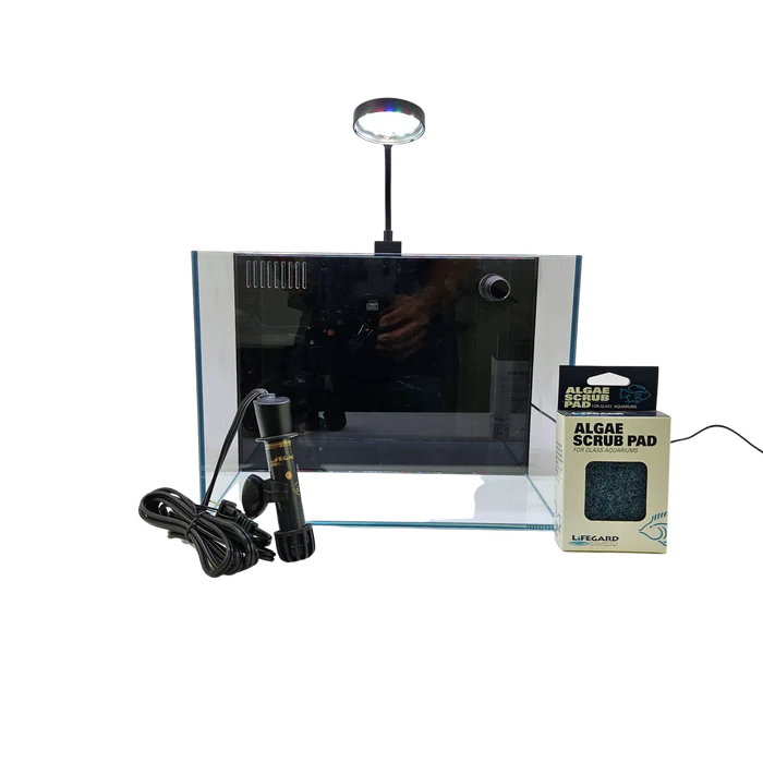 Ultra Low Iron CRYSTAL Aquarium Kit with Built in Back Filter