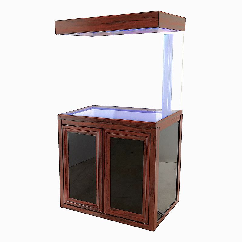 50 Gallon Aquarium Rosewood Tempered Glass AD-860-RW