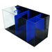 Front view of the Bashsea Bio Fuge Rimless Sump 30-14-16 in blue