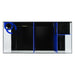 Top view of the Bashsea Bio Fuge Rimless Sump 30-14-16 in blue