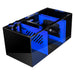 Front View of the Bashsea Pro Series 36 Aquarium Sump in Blue