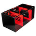 Front View of the Bashsea Pro Series 36 Aquarium Sump in Red