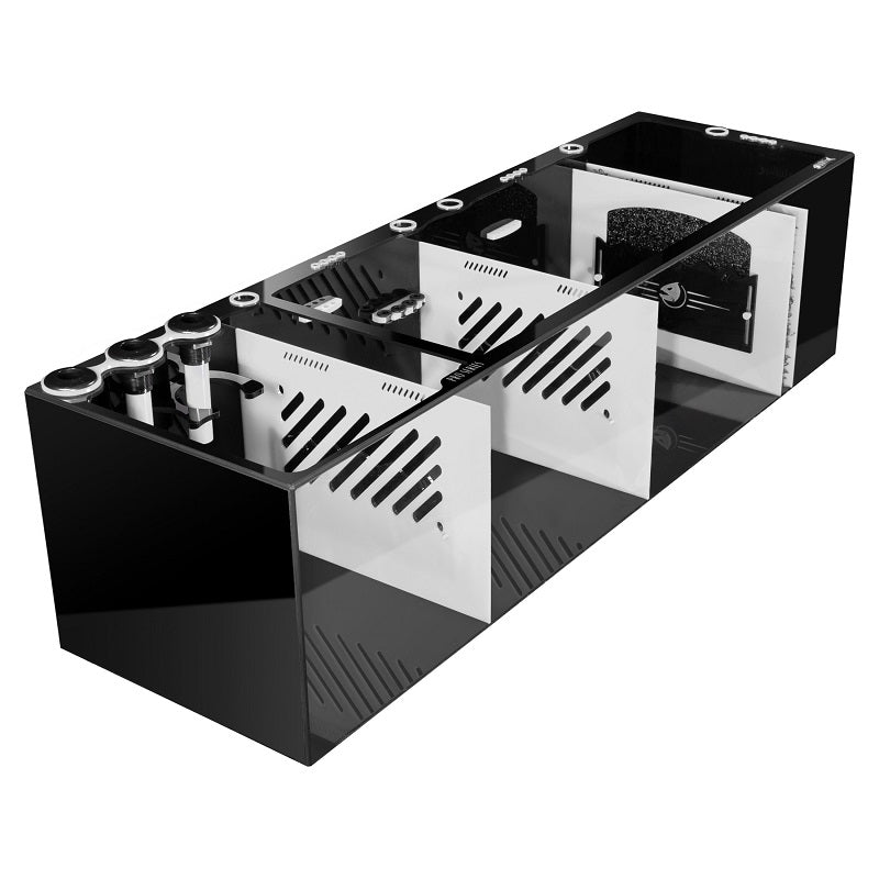 Front View of the Bashsea Pro Series 60 Aquarium Sump in White