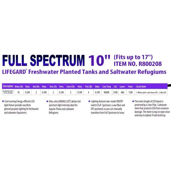 Full Spectrum LED Aquarium Light