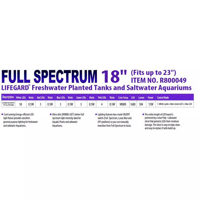 Full Spectrum LED Aquarium Light