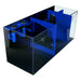 Side view of the Bashsea Bio Fuge Rimless Sump 36-14-16 in blue