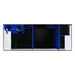 Top view of the Bashsea Bio Fuge Rimless Sump 36-14-16 in blue